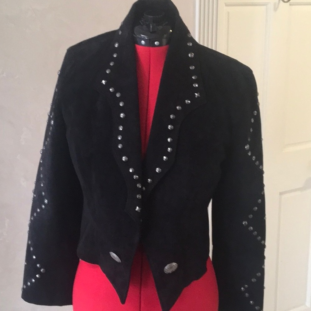 Jacket Suede Western Style